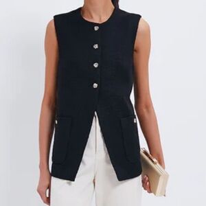 Tuckernuck Black Tweed Sonja Top